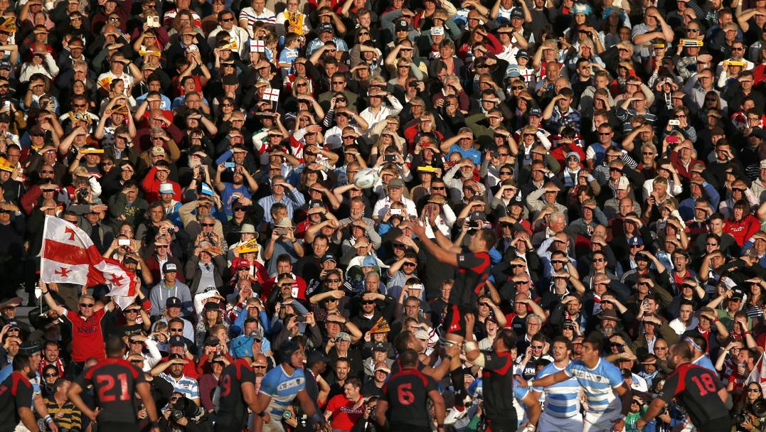 Il pubblico di Argentina-Georgia alla Coppa del Mondo di rugby (Action Images)